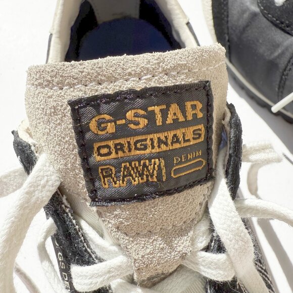 G-Star Black Embroidered Logo Sneakers RARE - Picture 8 of 14